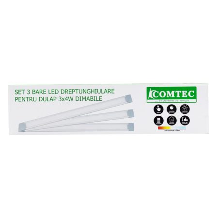 Ambalaj set 3 benzi led dreptunghiulare