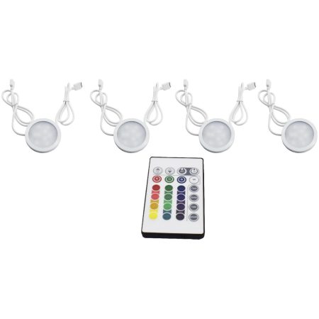 set 4 spoturi led
