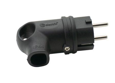 Stecher shuko din cauciuc unghi 90 grade IP44