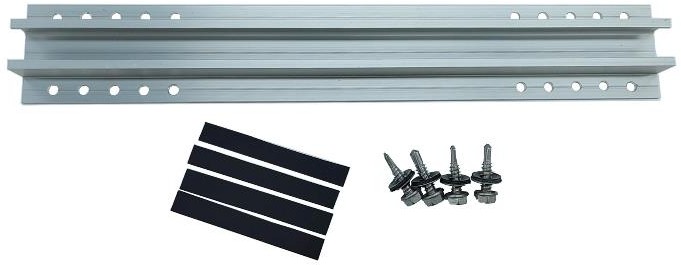 Sina mini rail aluminiu sustinere panouri fotovoltaice